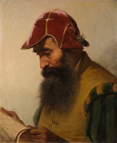 Benvenuto Cellini legge il suo manoscritto da Eliseo Sala