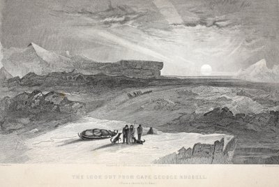 Veduta da Cape George Russell, illustrazione da 