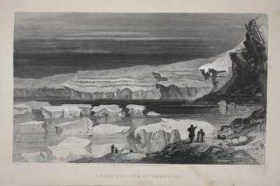 Il grande ghiacciaio di Humboldt, illustrazione da 