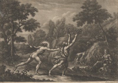 Apollo e Dafne da Elisha Kirkall