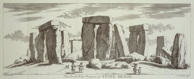 La Prospettiva Nord-Ovest di Stone Henge da Elisha Kirkall