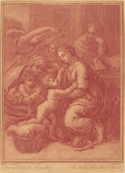 La Sacra Famiglia da Elisha Kirkall after Raphael