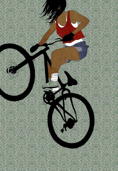 Ragazza in Moto da Eliza Southwood