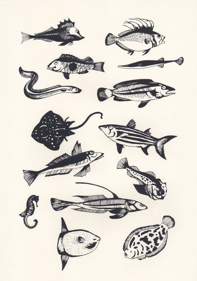 Pesce Monotono, 2015 da Eliza Southwood