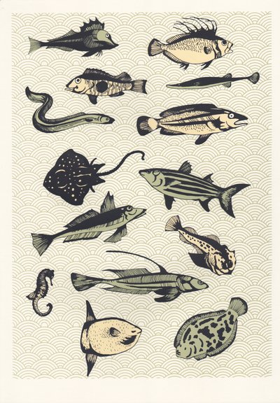Pesce Giapponese Giallo, 2016 da Eliza Southwood
