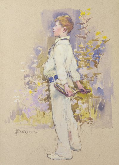 Alec in bianco da Elizabeth Adela Stanhope Forbes