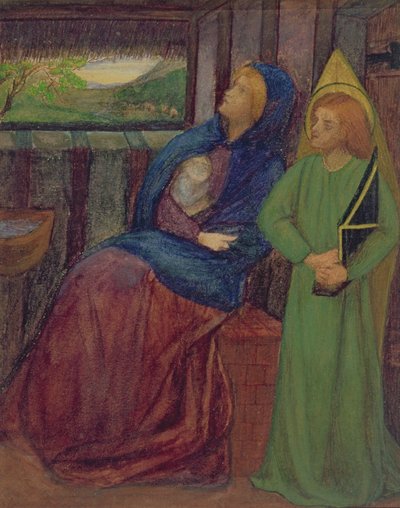 Sacra Famiglia, c.1856 da Elizabeth Eleanor Siddal