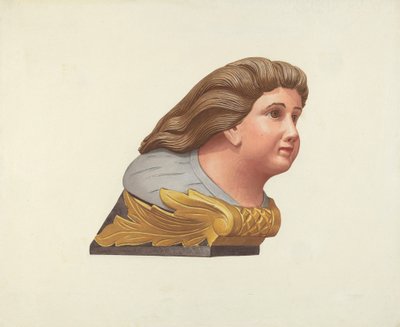 Polena della goletta "Packet" da Elizabeth Moutal