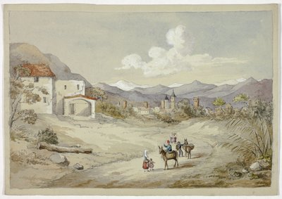Albenga sulla strada della Corniche (Costiera) da Elizabeth Murray