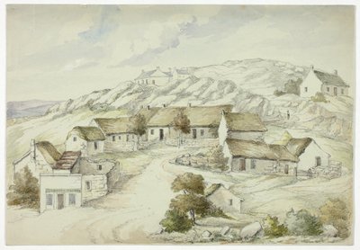 Villaggio di Kilkenny dalle rocce da Elizabeth Murray