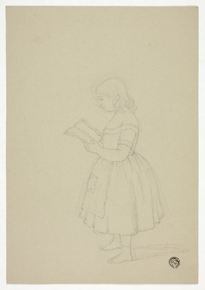 Giovane ragazza che legge da Elizabeth Murray