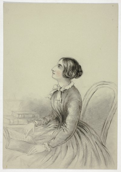 Giovane donna ispirata mentre legge da Elizabeth Murray