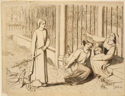 Pippa Passes, 1854 da Elizabeth Siddal