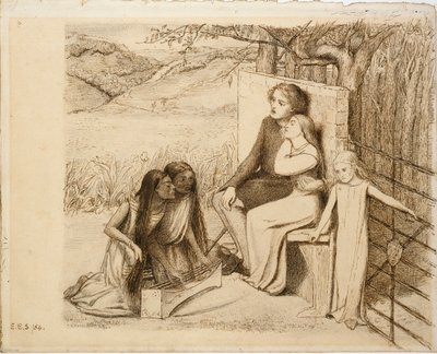 Due amanti da Elizabeth Siddal