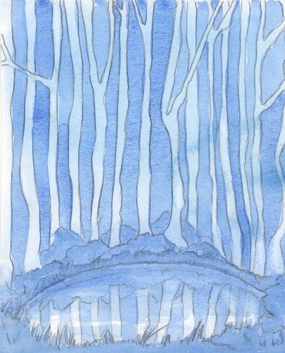 Una piscina profonda in una radura della foresta è come il mistero della Divinità. È insondabile, ma possiamo comunque 