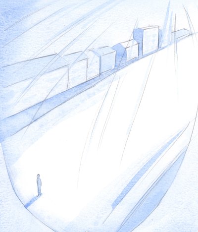 La vita di una persona si estende davanti, come una strada vuota, pronta per gli edifici gloriosi di Dio a sorgere (se una persona non erige recinzioni, o non ha ambizioni private) da Elizabeth Wang