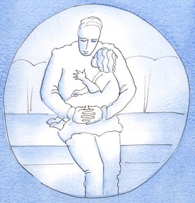 Un vero contemplativo rimane vicino a Dio, come una bambina con suo padre che riposa la testa sul suo petto, alzando la testa solo per parlare, 2003 da Elizabeth Wang
