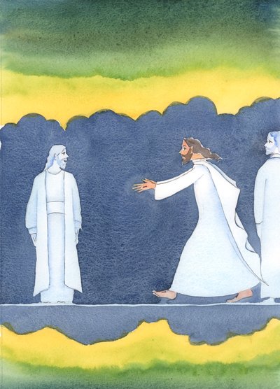 Dopo la morte di Cristo, Egli passò rapidamente davanti a molte persone sante nel mondo sotterraneo, per salutare Abramo, che obbedì alla chiamata di Dio di lasciare il suo paese da Elizabeth Wang