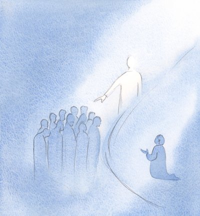 Quando Cristo entrò nella mia anima, tese la mano e benedisse tutti i cari che tengo in preghiera da Elizabeth Wang