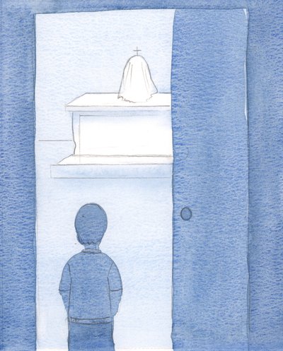 Da bambino, e non cattolico, ricordo che qualcuno mi permise di entrare in una cappella e vedere il tabernacolo, 2000 da Elizabeth Wang