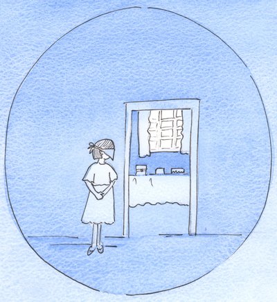 Come un padre amorevole aumenta la gioia del suo bambino, prima di una festa, chiedendole di aspettare, bendata, mentre si fanno i preparativi, così Dio potrebbe nascondere le gioie future, per il nostro bene da Elizabeth Wang