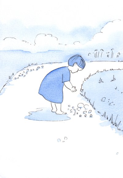 Quando offriamo i nostri peccati a Dio, in pentimento, Egli li accetta come un dono, come quando una madre accetta un ciottolo da un bambino come un gioiello da Elizabeth Wang