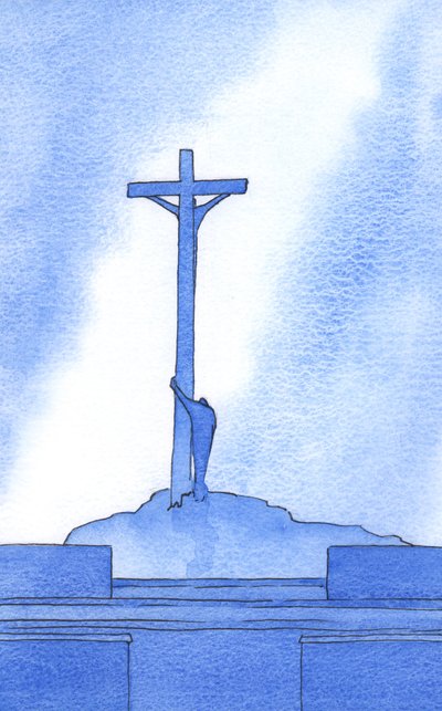 Ad ogni Messa stiamo accanto a Cristo crocifisso per la nostra salvezza da Elizabeth Wang