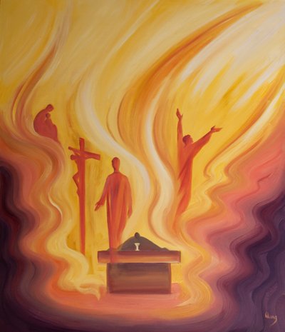 Alla Messa siamo presenti a ogni mistero della vita di Cristo da Elizabeth Wang