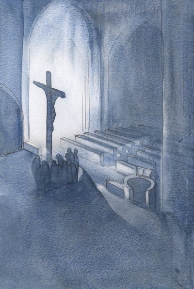 Alla Messa offriamo in ringraziamento un Sacrificio santo e vivente, 2001 da Elizabeth Wang