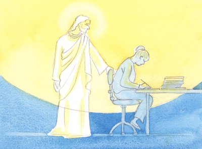 Per grazia di Dio, ogni giorno può essere trascorso in compagnia di Cristo, come se si vivesse a metà strada verso il Cielo, in ogni momento di lavoro e preghiera da Elizabeth Wang