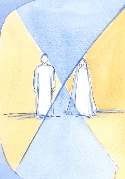 Cristo e Sua Santa Madre sono creatore e creatura, eppure Cristo, il Dio-uomo, 