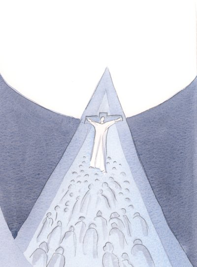 Cristo, con la Sua Passione, morte, Risurrezione e Ascensione, ha aperto una via verso il Cielo - una via che possiamo seguire da Elizabeth Wang