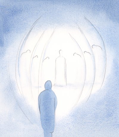 Cristo è sempre lo stesso, paziente e amorevole, qui con i suoi angeli, anche all
