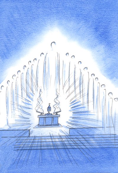 Cristo è presente con i Suoi Santi Angeli alla nostra Novena e Benedizione; e la Nostra Signora si diletta nel nostro affetto senza vergogna da Elizabeth Wang