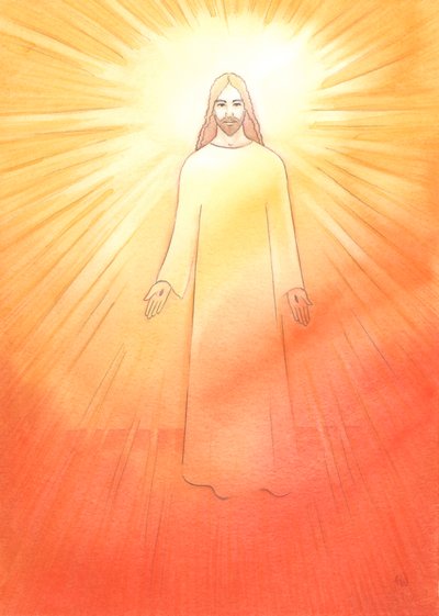 Cristo è radioso e gioioso nella Sua vita risorta da Elizabeth Wang