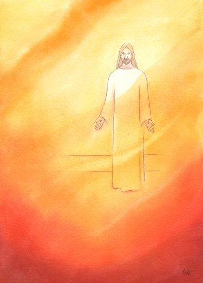 Cristo è radioso e gioioso nella sua vita risorta, 2002 da Elizabeth Wang