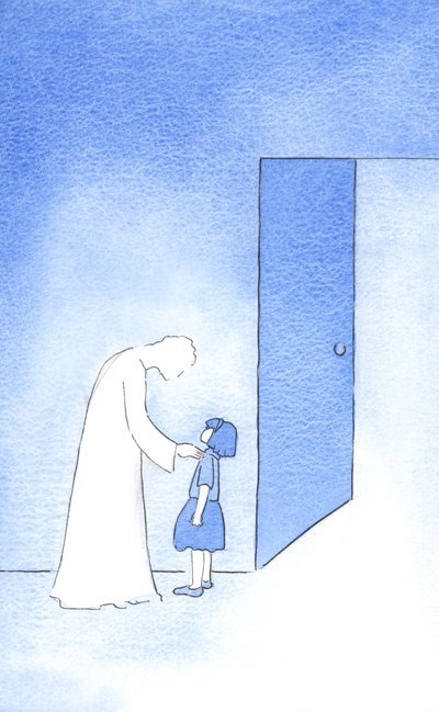 Cristo, come un fratello maggiore o un amico, si rallegra dei nostri sforzi per essere pronti per la celebrazione della Messa. da Elizabeth Wang