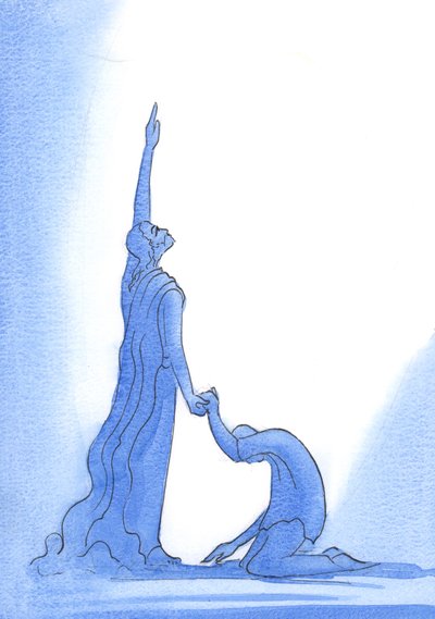 Cristo, il Dio-uomo senza peccato, è il campione dei peccatori, 2002 da Elizabeth Wang