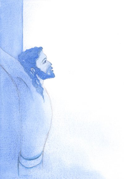 Cristo, vero uomo, amava i suoi simili con il Suo amore divino, 