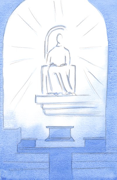 Cristo era seduto su un trono celeste, nel nostro Santuario. Cristo nostro Dio è degno delle sofferenze che sopportiamo per amore di Lui da Elizabeth Wang