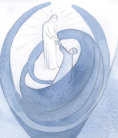 Anche quando le tentazioni ci circondano, Cristo non ci lascia andare, se ci aggrappiamo a Lui, 2000 da Elizabeth Wang