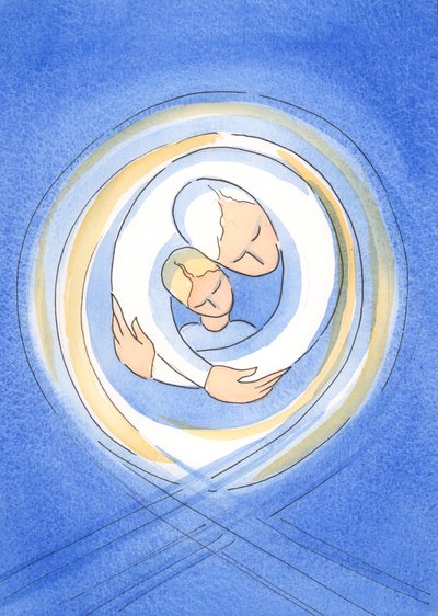 Dio Padre ama ciascuno di noi con un amore appassionato, e ci tiene nel Suo tenero abbraccio da Elizabeth Wang