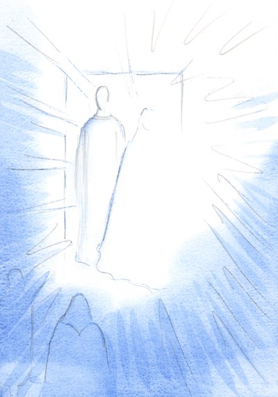 La porta del Cielo si aprì, sembrava, in preghiera, in un anniversario speciale, per rivelare gli amici del Cielo e la gloria del Cielo. da Elizabeth Wang