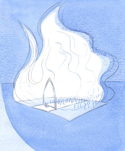 Quanto è glorioso lo spazio sacro delle nostre chiese, dove viene offerta la Santa Messa. Con quanta fervore dovremmo prepararci per il nostro lavoro di lode, 2001 da Elizabeth Wang