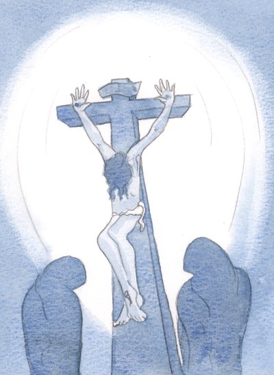 Ho visto che Cristo ha sopportato i Suoi dolori per noi, con gioia da Elizabeth Wang