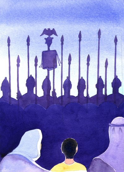 Nella Sua infanzia Gesù avrebbe visto soldati romani e crocifissioni, 2001 da Elizabeth Wang