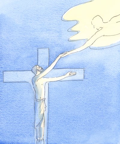 Fu sul Calvario che Cristo costruì un ponte attraverso il quale tutti coloro che vengono a Lui possono raggiungere il Cielo; ed è alla Messa che troviamo il Calvario da Elizabeth Wang