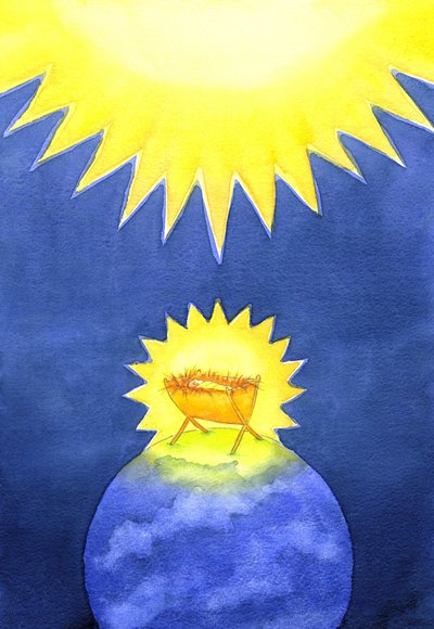 Gesù Cristo è Dio fatto uomo; eppure venne sulla terra non con potere, ma come un bambino indifeso, 2001 da Elizabeth Wang