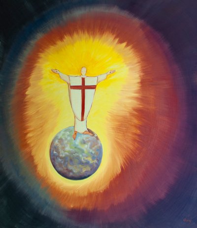 Gesù Cristo è il nostro Sommo Sacerdote che intercede per noi al Padre in ogni Messa, 2000 da Elizabeth Wang