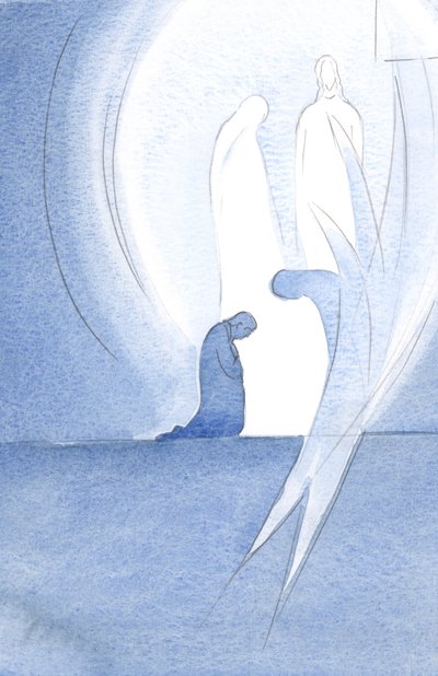 Gesù venne alla mia anima con Sua Santa Madre alla Santa Comunione, invisibile, e il mio angelo si unì alla lode del Padre da Elizabeth Wang